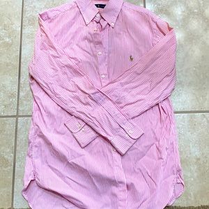 Pink button down Polo